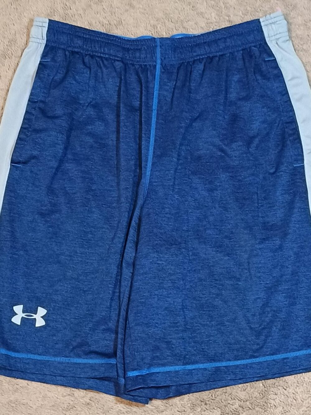 Under Armour/Shorts/Mens Large/Dark Blue Grey/Athletic Gym Training Athleisure